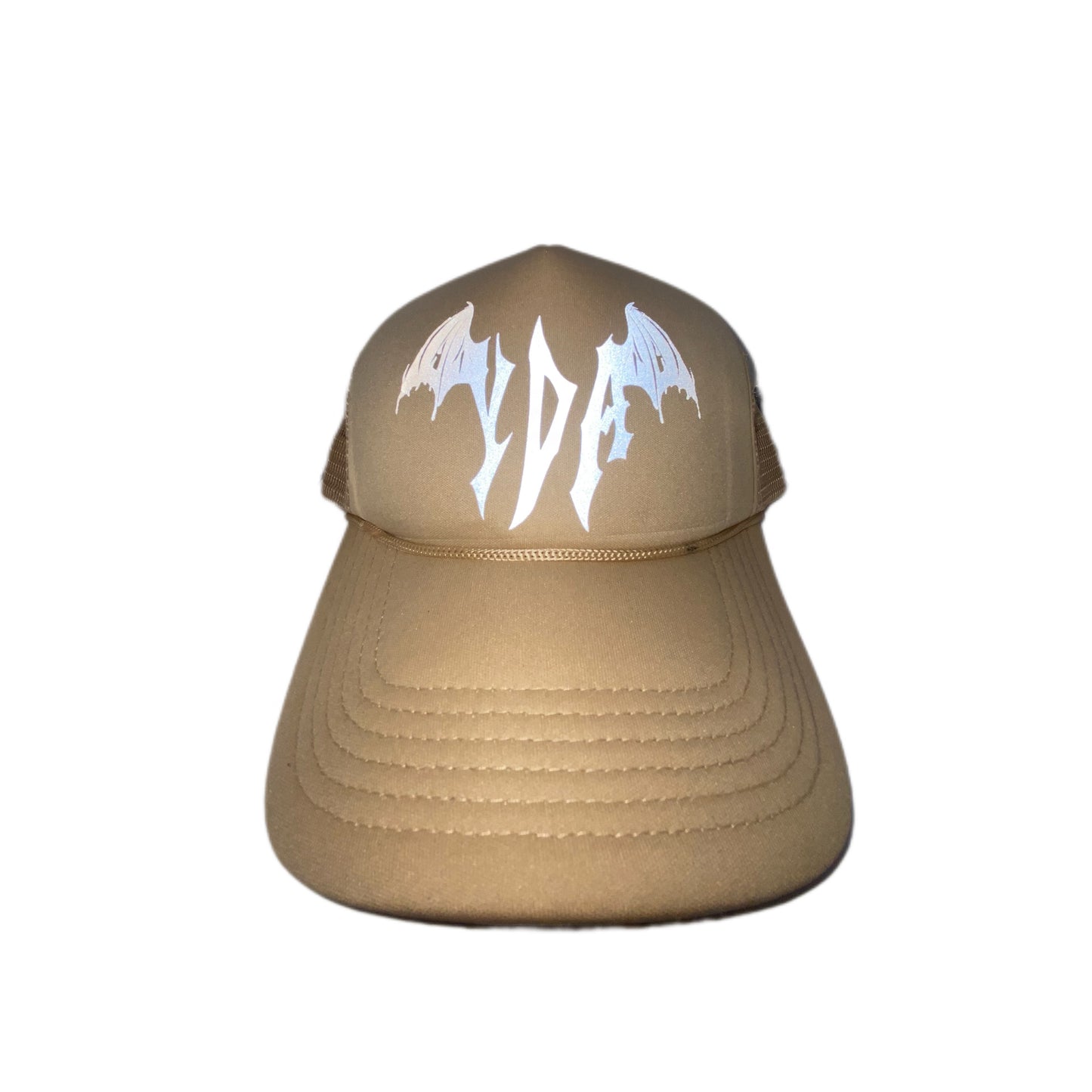 YDA KHAKI BAT SYMBOL TRUCKER HAT
