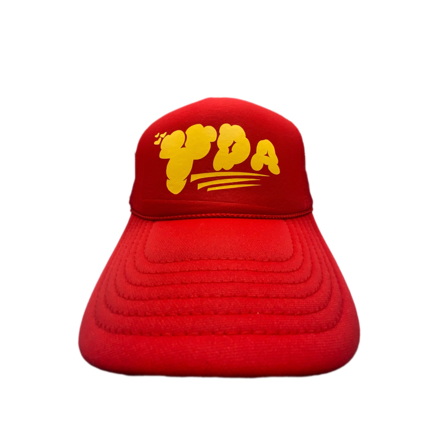 RED YLW YDA TRUCKER HAT