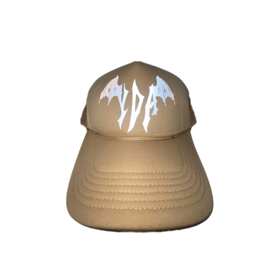 YDA KHAKI BAT SYMBOL TRUCKER HAT
